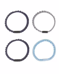 Kknekki thin hair ties 4pcs style