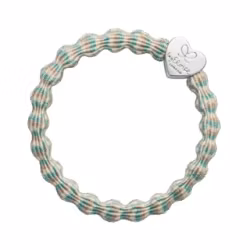 By Eloise Metallic Silver Hjärta