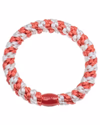 Kknekki White-Deep Coral stripe