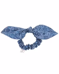 Hair bow mw Liberty Emma and Georgina Indigo