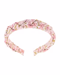 Hairband braided mw Liberty Poppy and Daisy