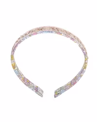 Hairbands mw Liberty with glitter ribbon June Blossom