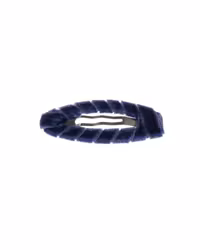 Snap with velvet ribbon Navy