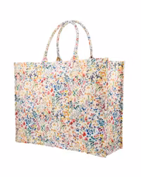 Tote bag mw Liberty Felda multi Linen