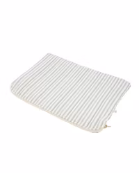 Mac cover mw Ticking stripe dusty green