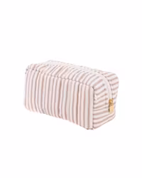Pouch XS square mw Ticking stripe
