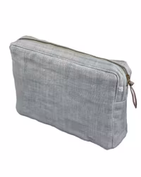 Pouch big Belgian linen