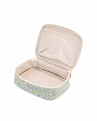 Soft beauty bag mw Liberty Katie and Millie Green