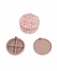 Jewelry box round mw Liberty Poppy and Daisy