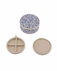 Jewelry box round mw Liberty Meadow Lavender