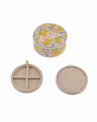 Jewelry box round mw Liberty Swirling Petals