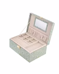 Jewelry box square mw Liberty Katie and Millie Green