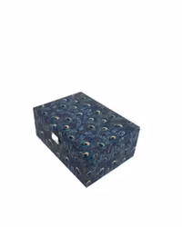 Jewelry box square mw Liberty Peacock