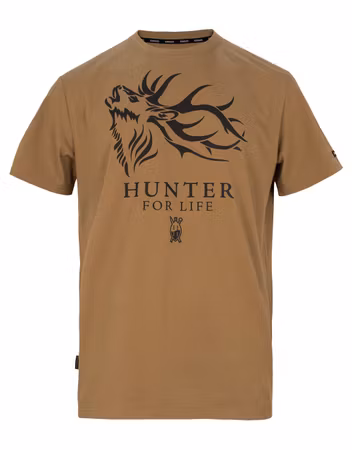 SWAZI - T-shirt "Hunter for life" - Sand