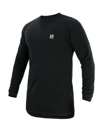 SWAZI - Long sleeve Micro top black