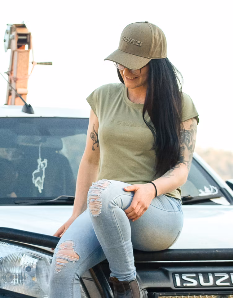Swazi - Cap Sleeve Tee "Sage"- Dam