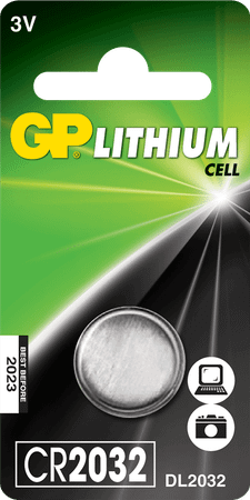 GP Knappcellsbatteri CR2032