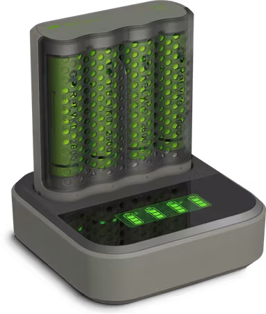 GP ReCyko Speed Batteriladdare med laddstation + 4st AA 2600mAh
