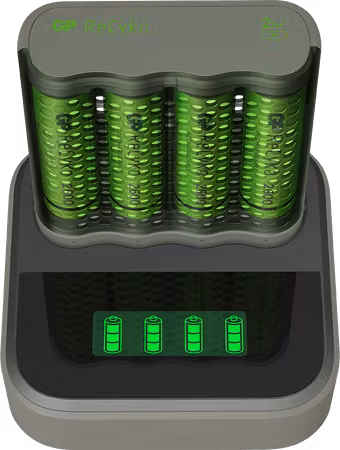 GP ReCyko Speed Batteriladdare med laddstation + 4st AA 2600mAh