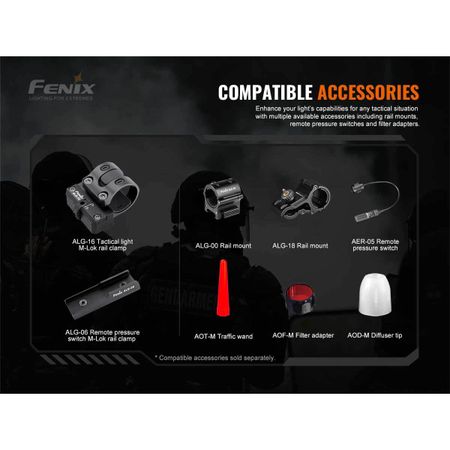 FENIX FICKLAMPA TK20RV2.0 TACTICAL 3000 LM