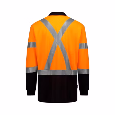 Swazi Hi-Vis Climb-Max långärmad pikétröja med reflex