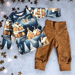 Muddbyxa, brun/prickig