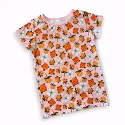 T-shirt, hjortron rosa