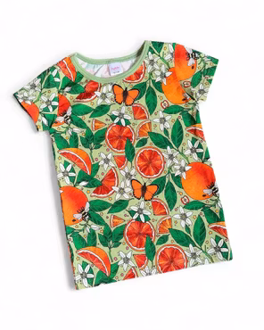 T-shirt, Apelsindröm ljusgrön