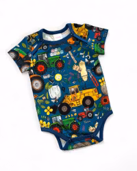 Body, traktorer blå