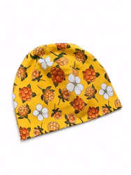 Mössa hjortron, senapsgul