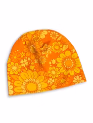 Mössa Blossom, orange/gul