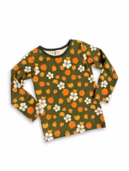 Långärmad tröja, Hjortron tallgrön