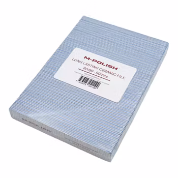 ZEBRA FILE - LONG LASTING CERAMIC - 80/80 GRIP