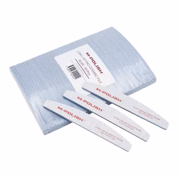 ZEBRA HALF MOON NAIL FILE  - LONG LASTING CERAMIC - 80/80 GRIP