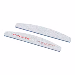 ZEBRA HALF MOON NAIL FILE - LONG LASTING CERAMIC - 80/80 GRIP