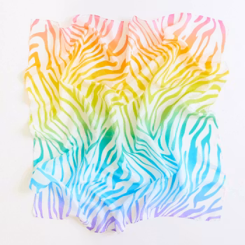 Playsilk Zebra Regnbåge - från Sarah's Silks