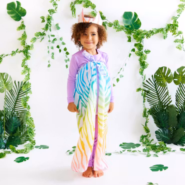 Playsilk Zebra Regnbåge - från Sarah's Silks