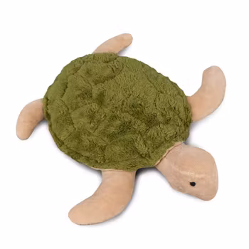 Liten sköldpadda med värmekudde - grön