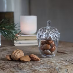 Ekollon glasburk med lock