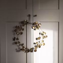 Lövkrans Antik mässing