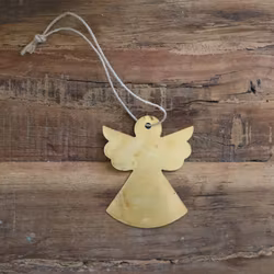 Hänge Ängel Antik mässing