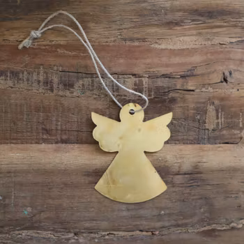 Hänge Ängel Antik mässing