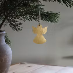 Hänge Ängel Antik mässing