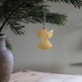 Hänge Ängel Antik mässing