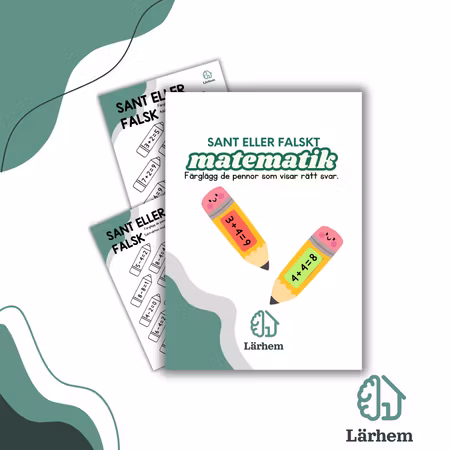 Sant eller falskt - Matematik