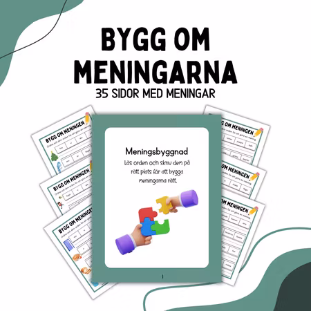 Bygg om meningarna