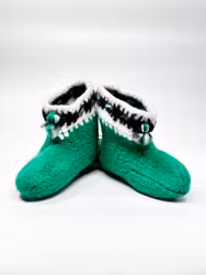 TOVE – Håndlagde tovede ulltøfler (str. 37-40)