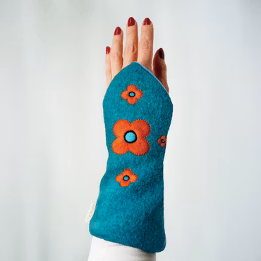 Hulder – Pulsvarmere i turkis/oransje