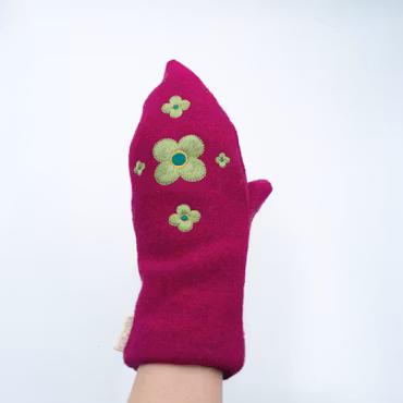 Hulder – Votter ibringebær/grønn str Dame