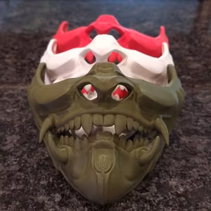 Oni Mask i 3D utskrift